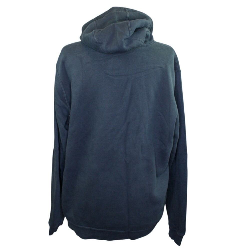 Nike Hoodie Hooded Sweatshirt Charcoal Gray Red Athletic Pullover XL - Picture 2 of 4